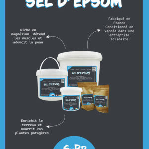 Présentation du Sel d'Epsom, sulfate de magnésium
